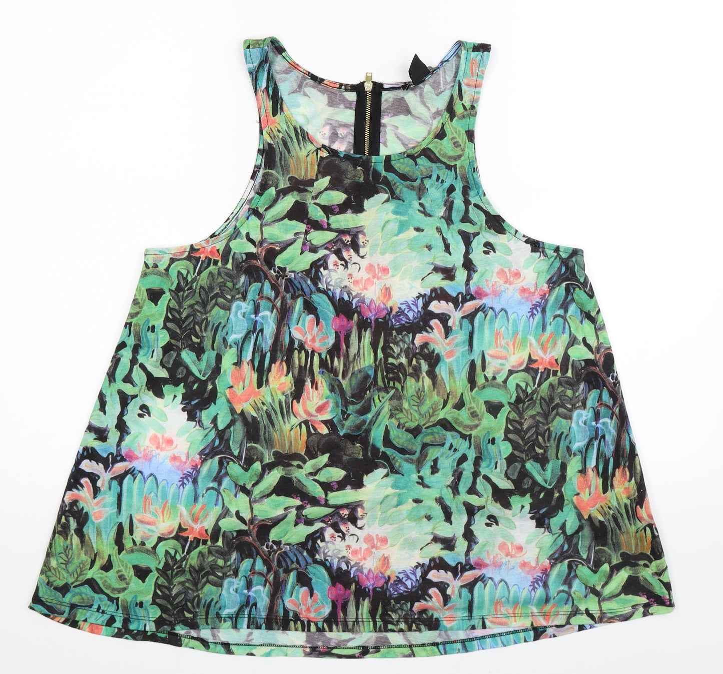Womens UK Size M H&M Multicoloured Basic Tank