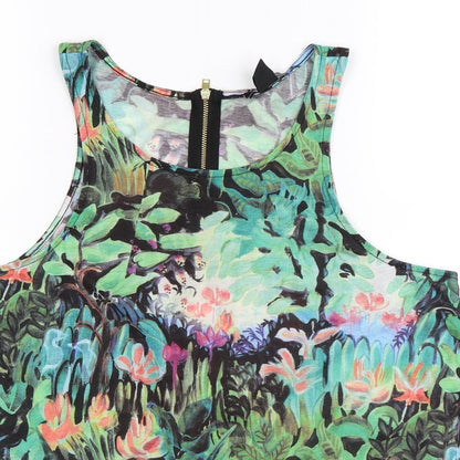 Womens UK Size M H&M Multicoloured Basic Tank