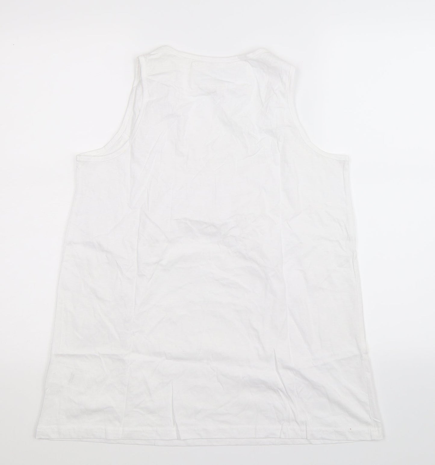 Urban Boutique Womens White   Basic Tank Size 16