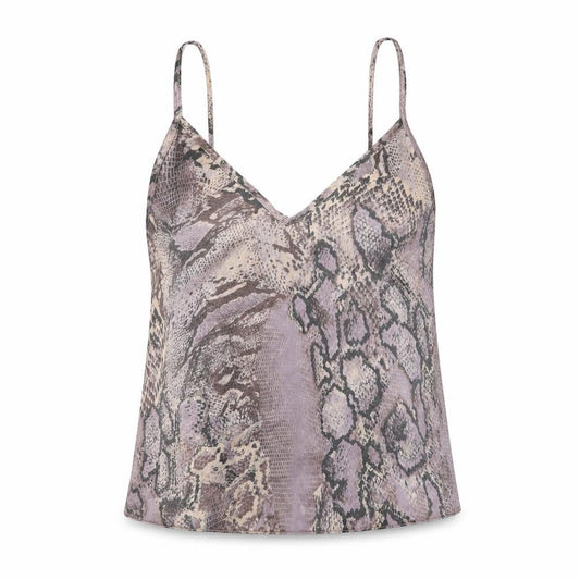 Womens UK Size 8 New Look Purple Cropped Tank