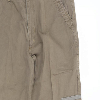 AJN JNS Mens Beige   Straight Jeans Size 33 in L28 in