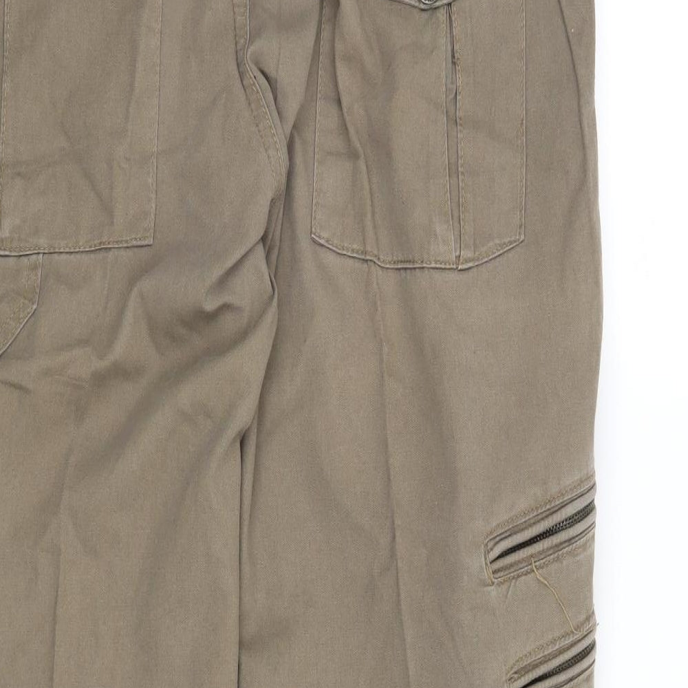 AJN JNS Mens Beige   Straight Jeans Size 33 in L28 in