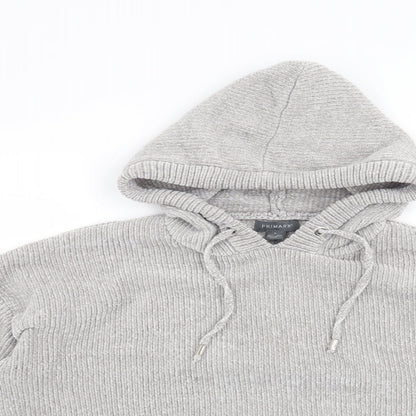 Primark Womens Grey   Pullover Hoodie Size 10