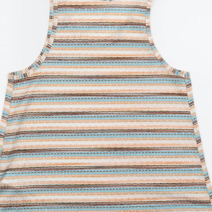 Womens UK Size 8 New Look Blue Basic Tank