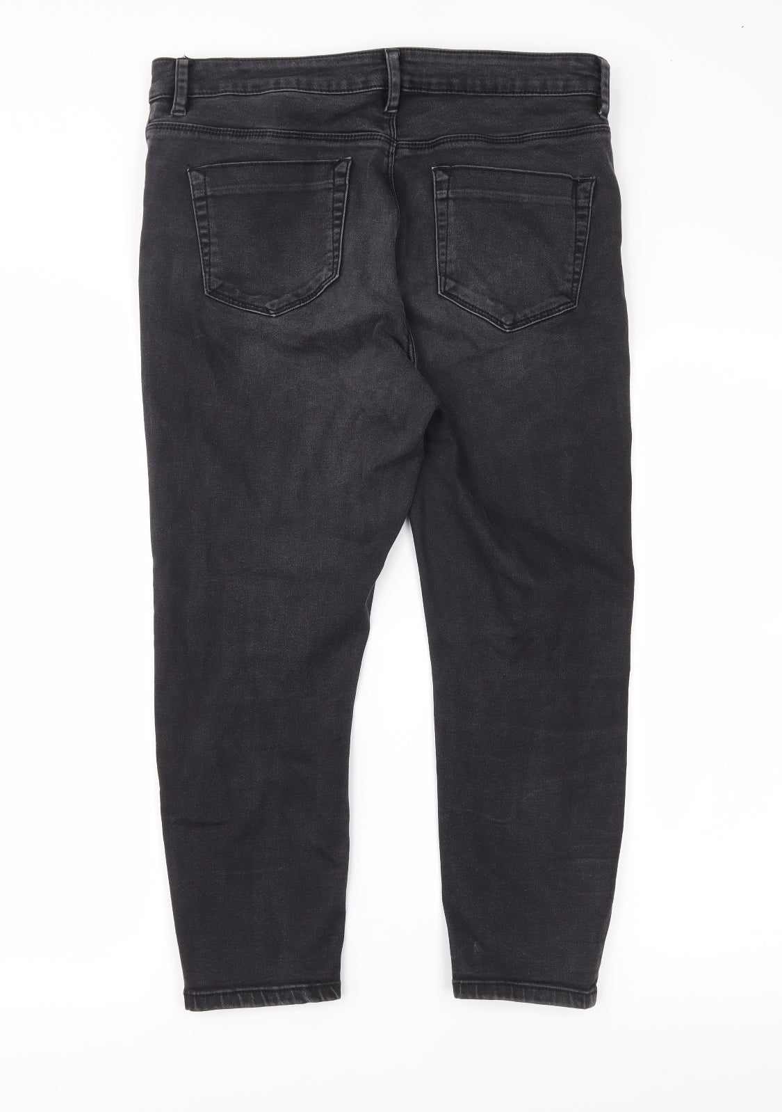 ASOS Womens Black   Cropped Jeans Size S L26 in