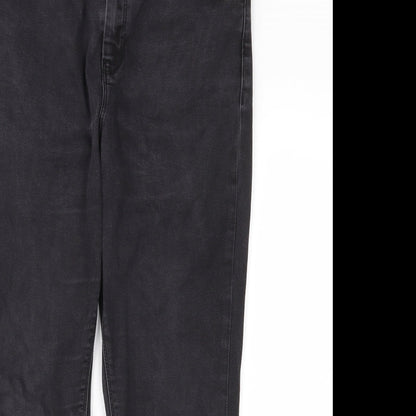 ASOS Womens Black   Cropped Jeans Size S L26 in