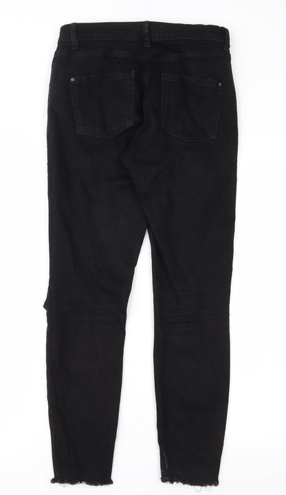 Dorothy Perkins Womens Black   Skinny Jeans Size 8 L24.5 in
