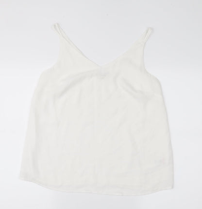 Papaya Womens White   Basic Blouse Size 12