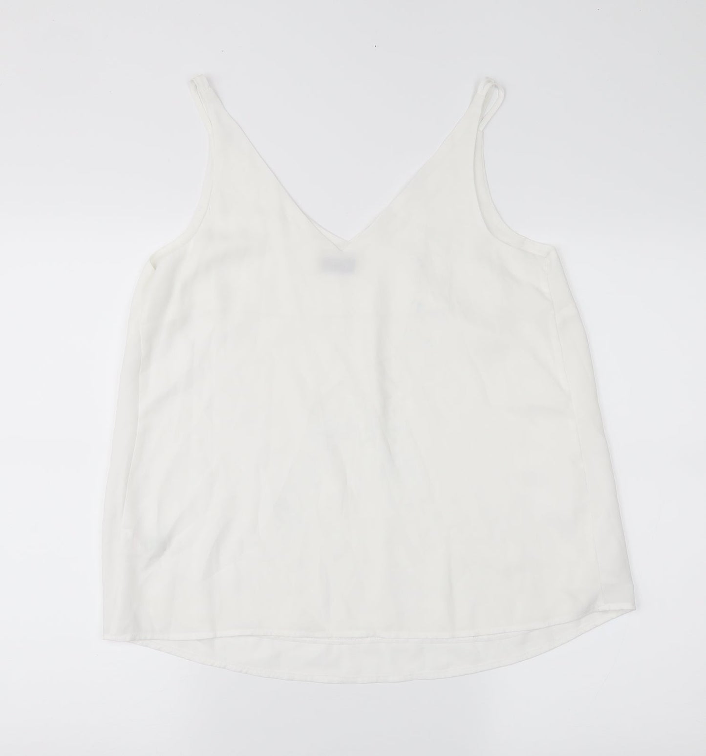 Papaya Womens White   Basic Blouse Size 12