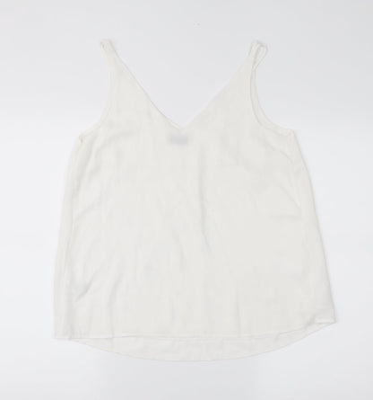 Papaya Womens White   Basic Blouse Size 12