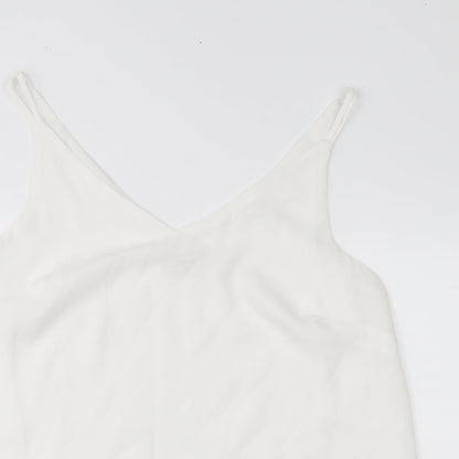 Papaya Womens White   Basic Blouse Size 12