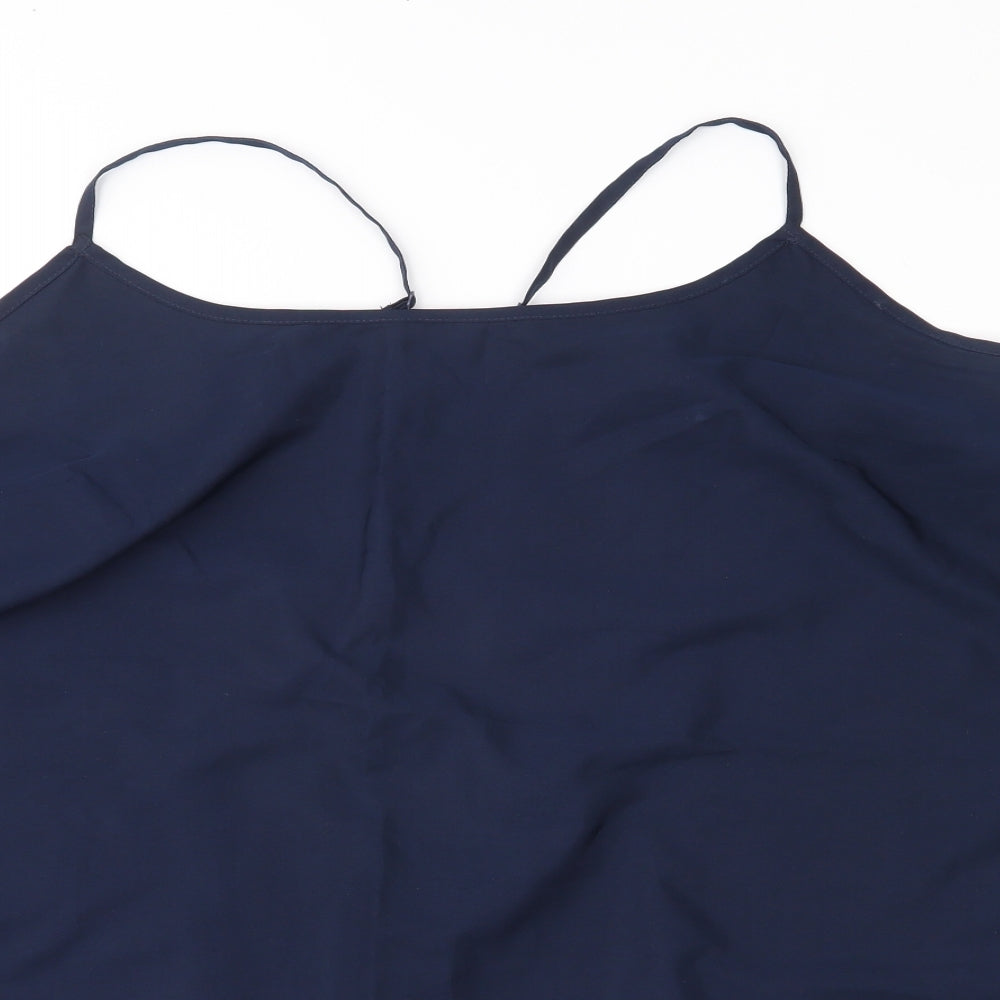 M&S Womens Blue   Basic Blouse Size 22