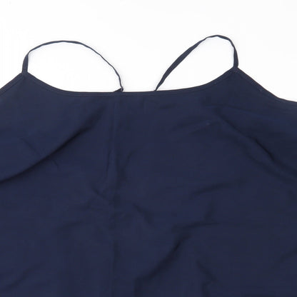 M&S Womens Blue   Basic Blouse Size 22