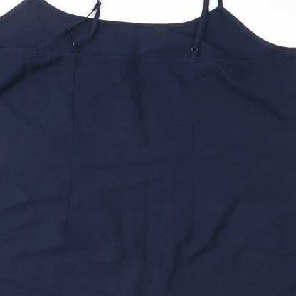 M&S Womens Blue   Basic Blouse Size 22