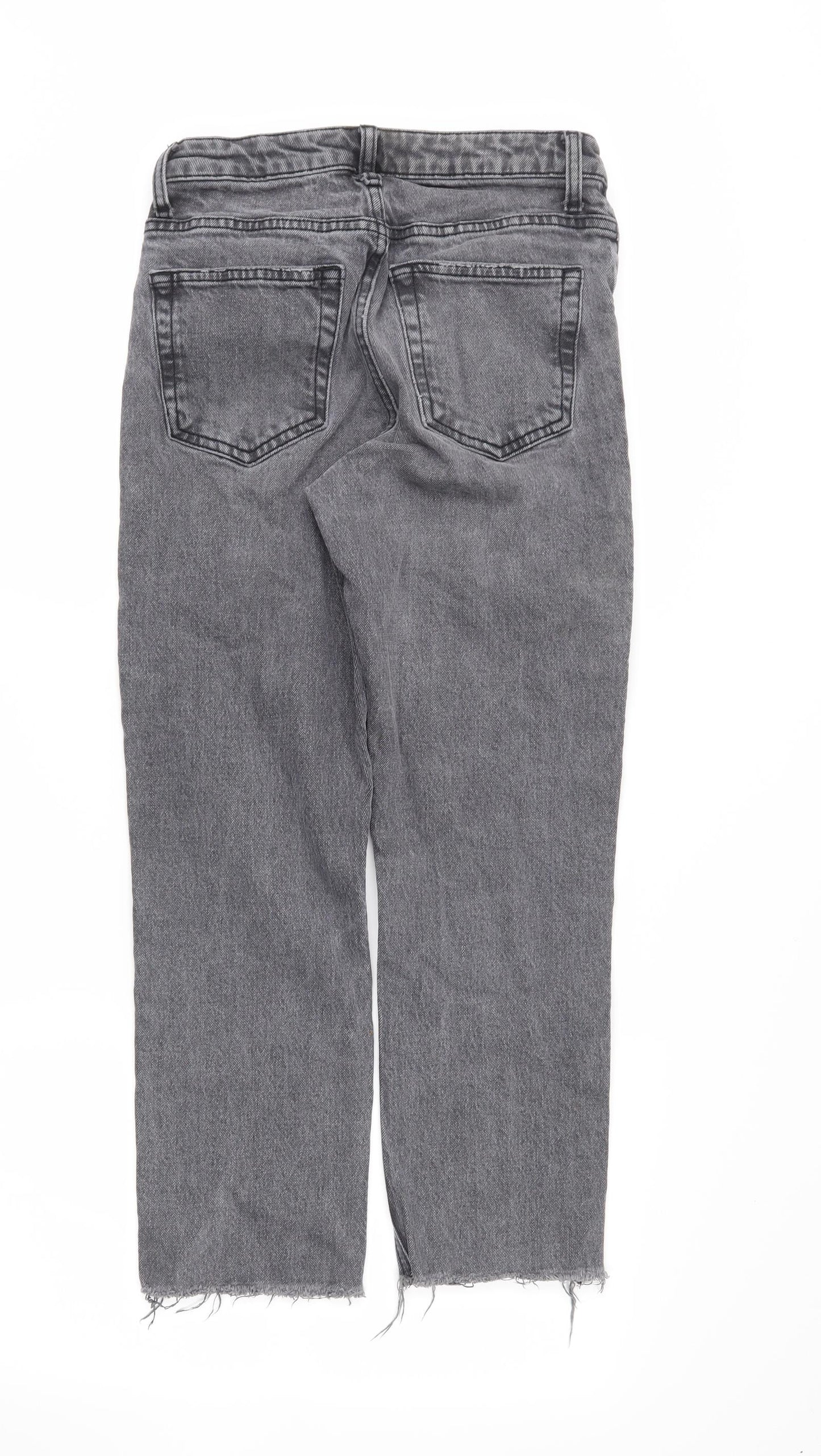 Womens UK Size 26 in Preworn Regular Fit Straight Green Jeans