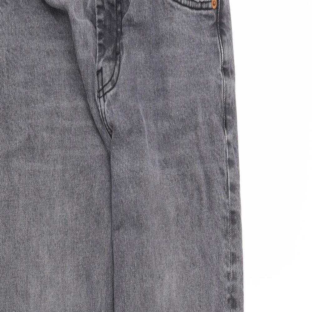 Womens UK Size 26 in Preworn Regular Fit Straight Green Jeans
