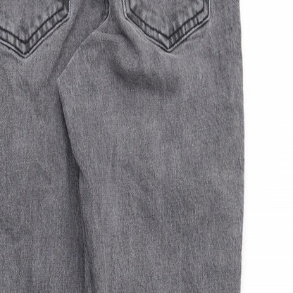 Womens UK Size 26 in Preworn Regular Fit Straight Green Jeans