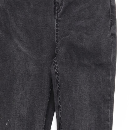 Womens UK Size 12 Skinny Regular Fit Skinny Black Jeans