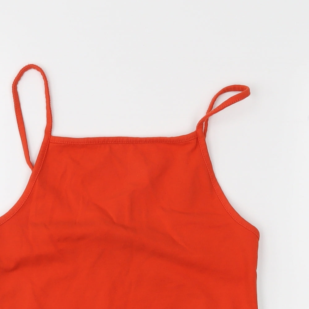 NewLook Womens Orange   Cropped Tank Size 6