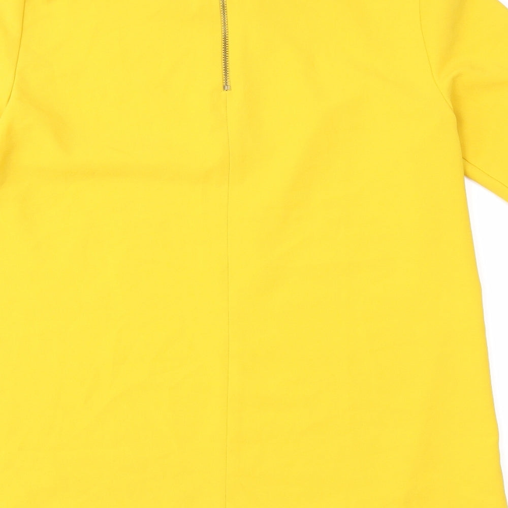 F&F Womens Yellow   Basic Blouse Size 6