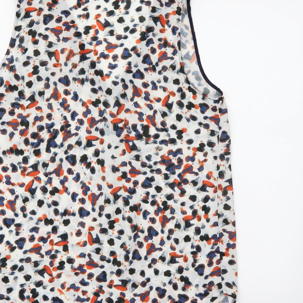 Womens UK Size 8 Papaya White Camisole Tank