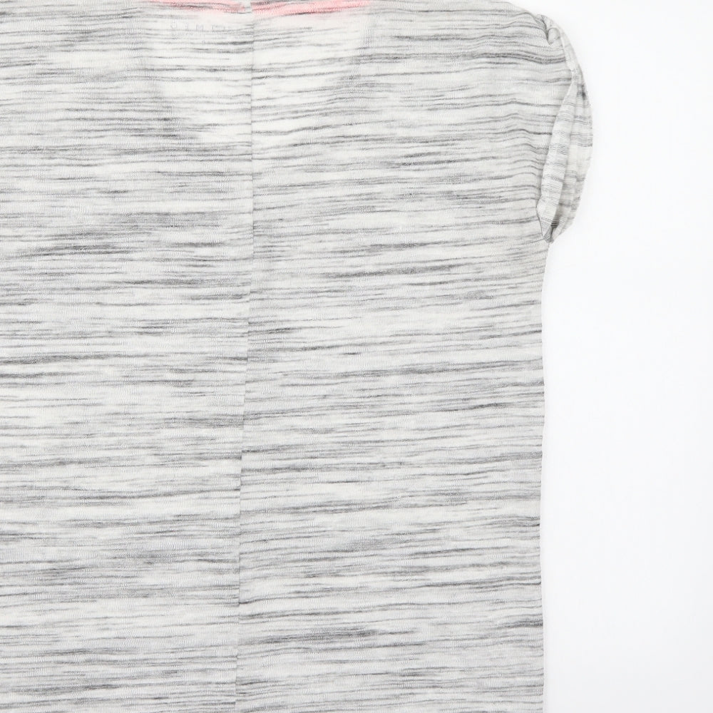 Nutmeg Womens Grey  Knit Pullover Jumper Size 10