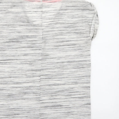 Nutmeg Womens Grey  Knit Pullover Jumper Size 10