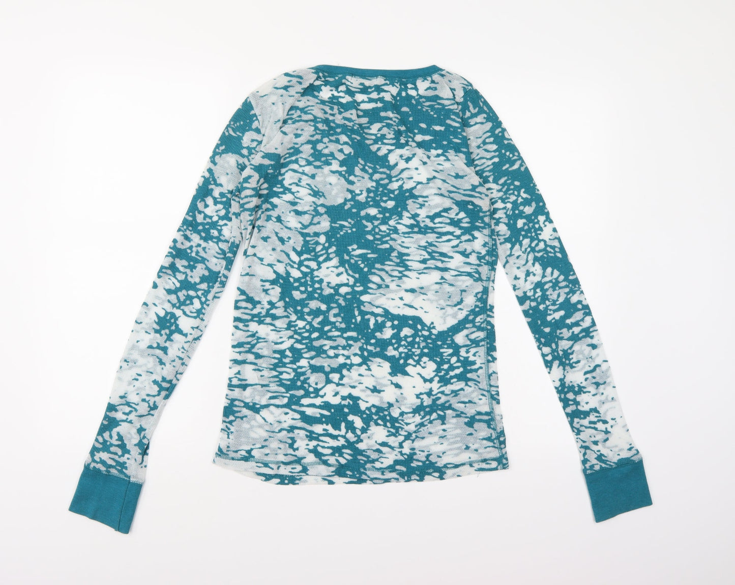 Poof Excellence Womens Blue  Knit Pullover Jumper Size L