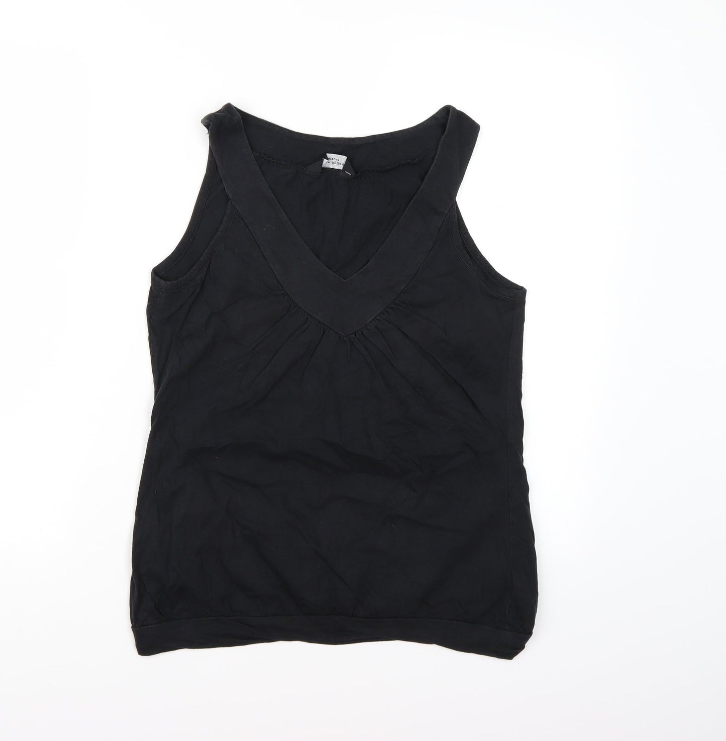 Womens UK Size 14 Dorothy Perkins Black Camisole Tank