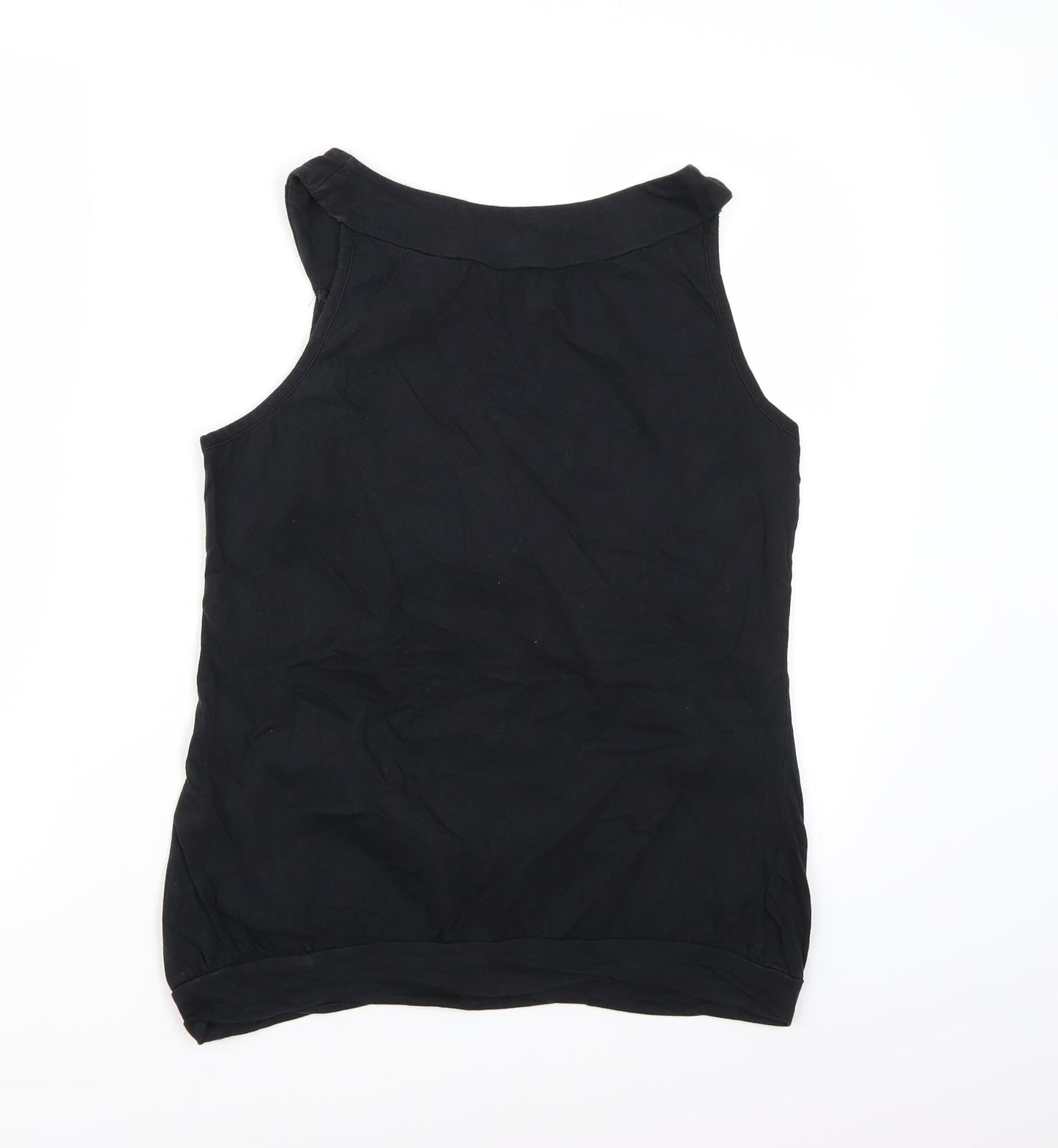 Womens UK Size 14 Dorothy Perkins Black Camisole Tank