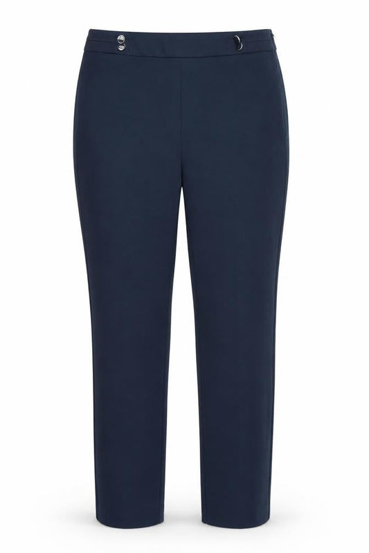 Womens UK Size 12 BHS Regular Fit Dress Pants Blue Trousers