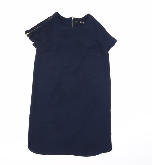Atmosphere Womens Blue  Chiffon T-Shirt Dress  Size 12