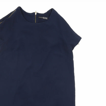 Atmosphere Womens Blue  Chiffon T-Shirt Dress  Size 12