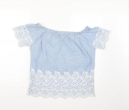 F&F Womens Blue   Basic Blouse Size 10