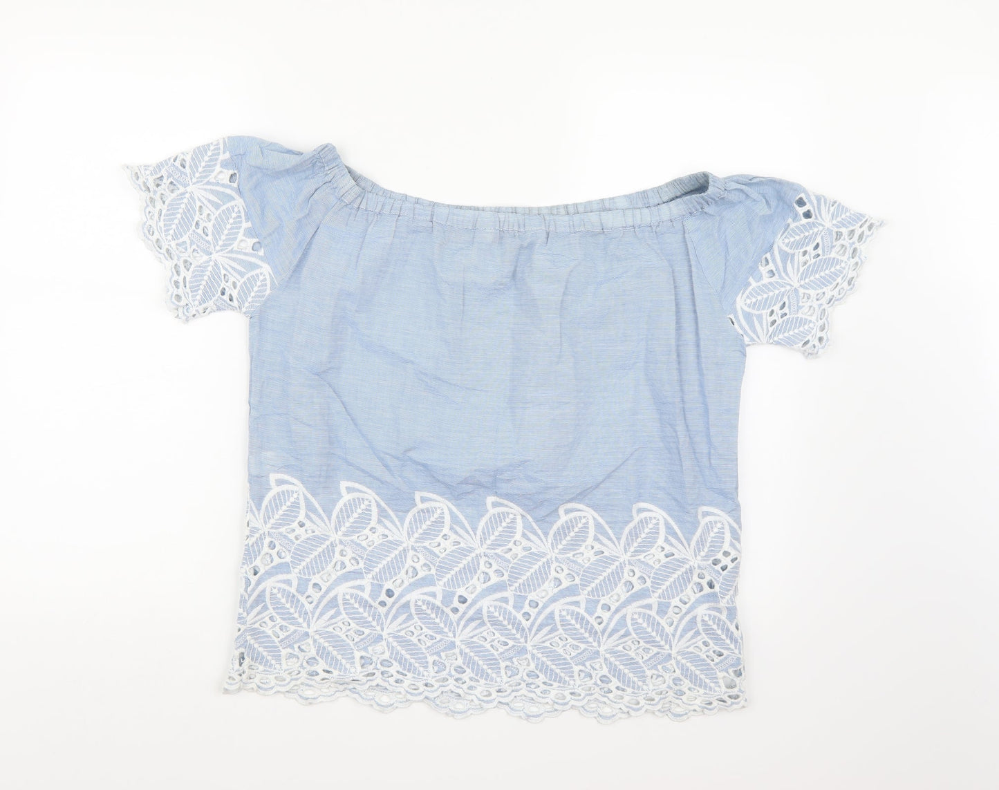 F&F Womens Blue   Basic Blouse Size 10