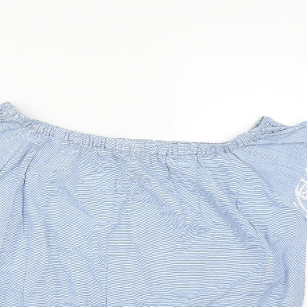 F&F Womens Blue   Basic Blouse Size 10