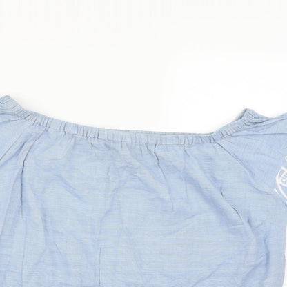 F&F Womens Blue   Basic Blouse Size 10