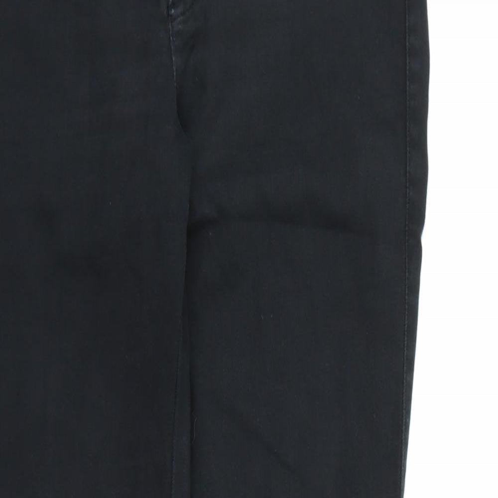 Mens UK Size  Sisley Regular Fit Skinny Black Jeans