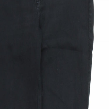 Mens UK Size  Sisley Regular Fit Skinny Black Jeans