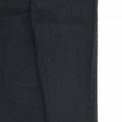 Mens UK Size  Sisley Regular Fit Skinny Black Jeans