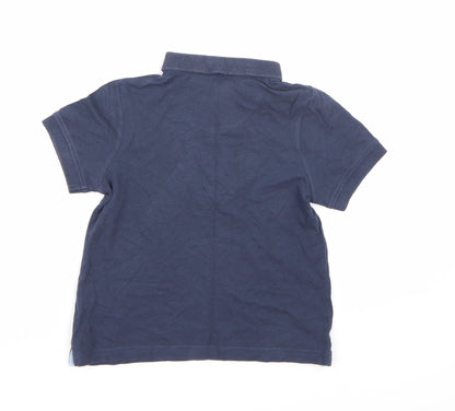 TU Boys Blue   Basic Polo Size 3-4 Years