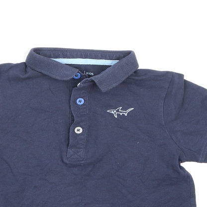 TU Boys Blue   Basic Polo Size 3-4 Years