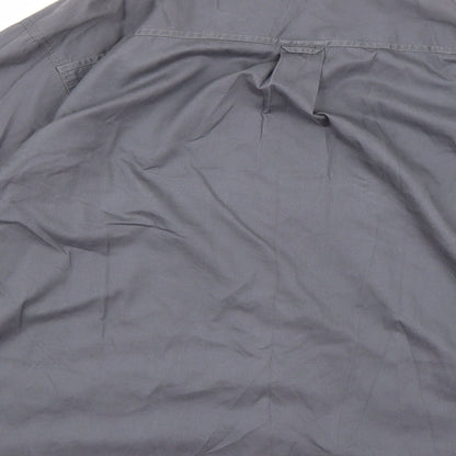 Alpine Design Mens Grey    Button-Up Size L