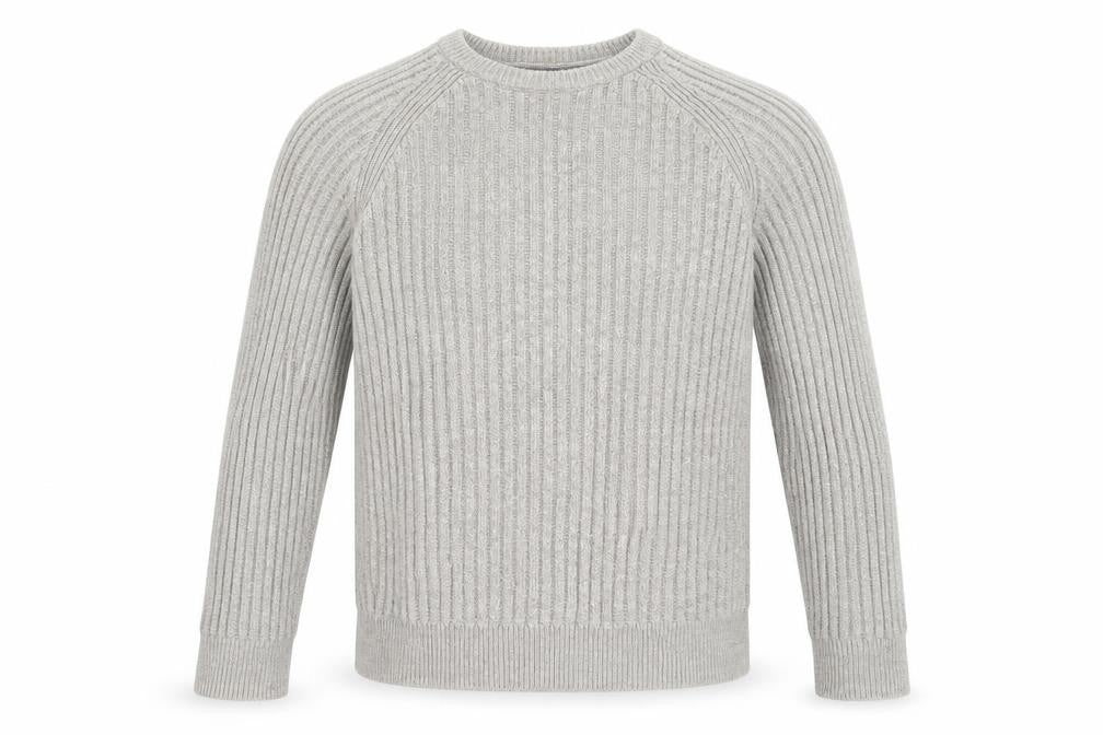 Mens UK Size S BOSTON CREW Grey Pullover Jumper