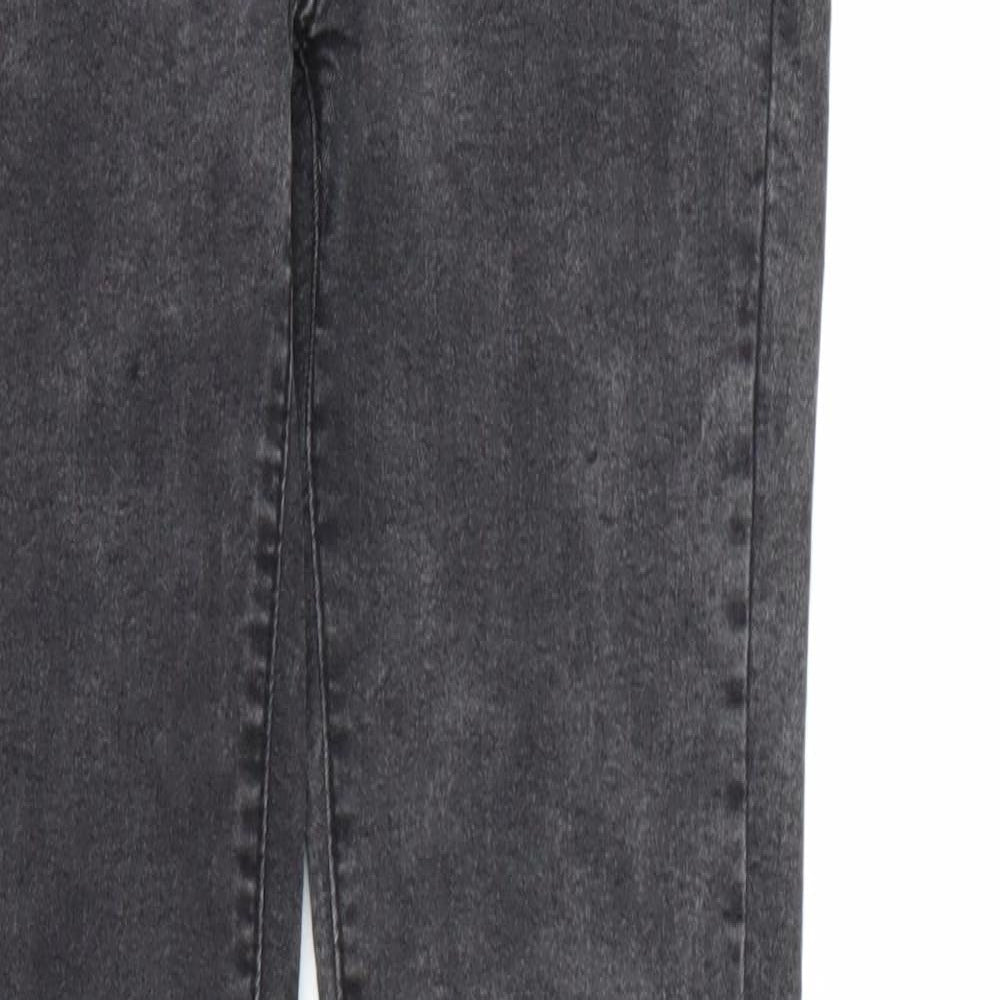 Denim co. Womens Grey  Denim Skinny Jeans Size 8 L30 in