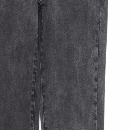 Denim co. Womens Grey  Denim Skinny Jeans Size 8 L30 in