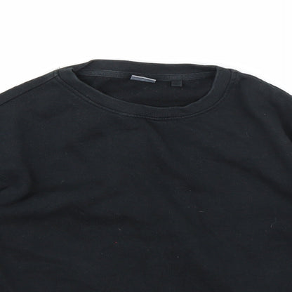 Next Girls Black  Jersey Pullover Sweatshirt Size 8 Years