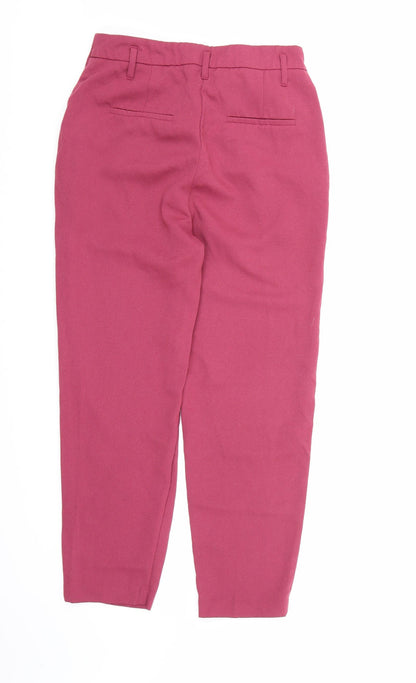 Womens UK Size 8 F&F Regular Fit Bloomer Pink Trousers