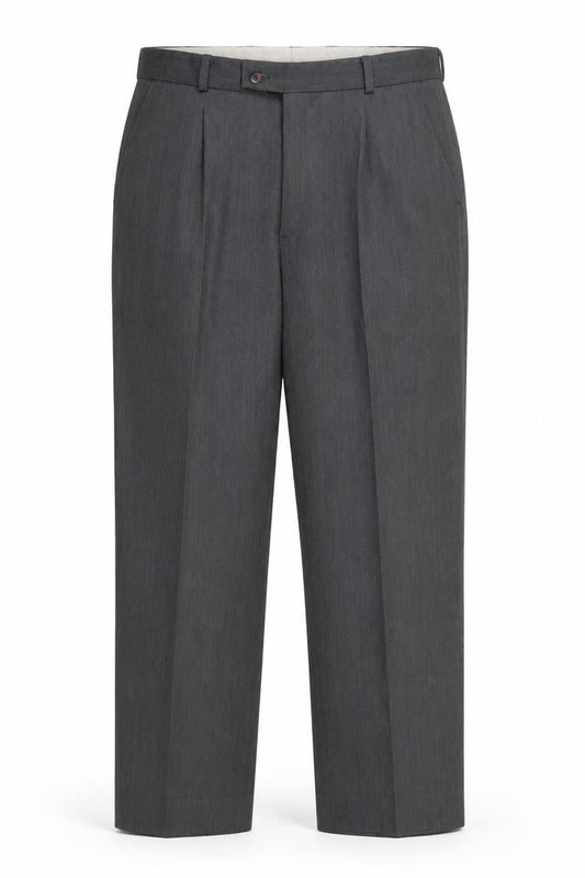 Mens UK Size  Burton Regular Fit Dress Pants Grey Trousers