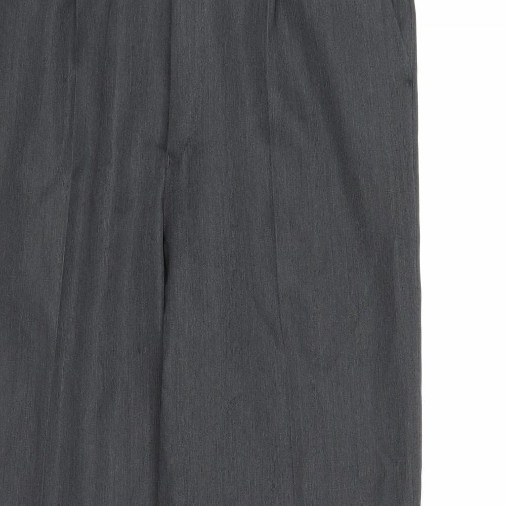 Burton Mens Grey  Rayon Dress Pants Trousers  L30 in